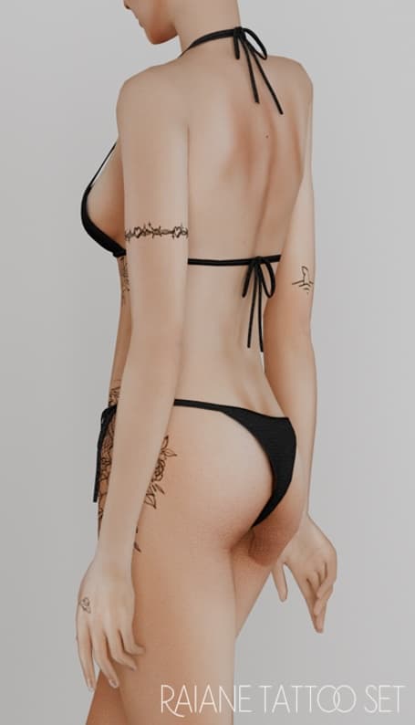 Галерея мода Тату Raiane Tattoo Set #1